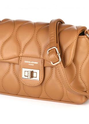 Клатч крос-боді david jones 6700 camel