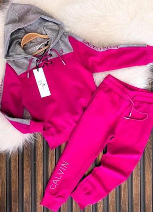 Дитячий костюм calvin klein туреччина для дівчинки на 2/3, 3/4, 4/5 років