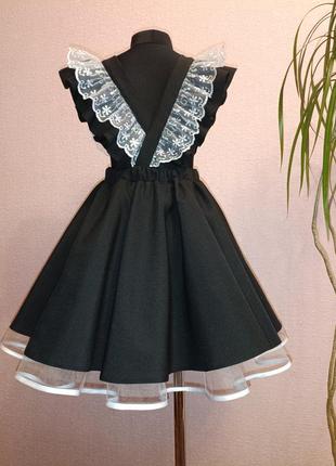 Сарафан школьный новый черный форма в школу для девочки 116-128