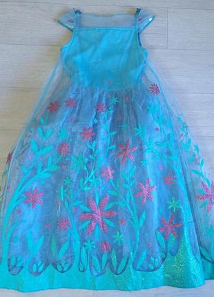 Карнавальное платье frozen холодное сердце от disney 5-6 лет.