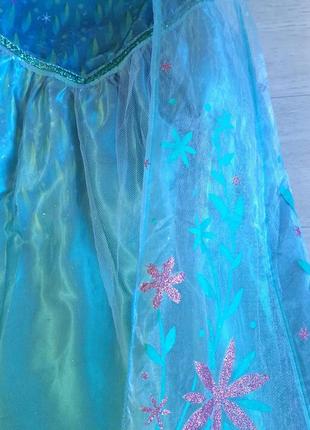 Карнавальное платье frozen холодное сердце от disney 5-6 лет.