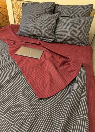 Постільна білизна однотон можливий підшив❗️