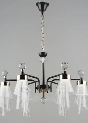 Люстра светодиодная sirius wattrelos b nh6172/6 coffee+fgd 72w