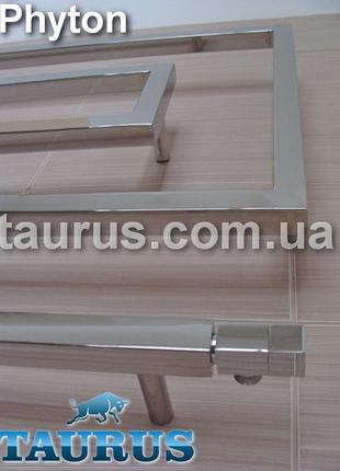 Великий радіатор-рушник для рушників phyton 11 сегментів/670х1200. квадратна труба 30х30. водяний