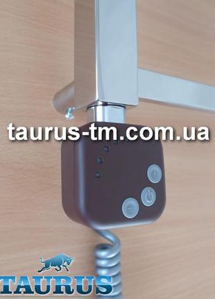 Квадратный коричневый тэн heatq с регулятором 30-60с и таймером 2 ч. + led подсветка; польша; поворотный
