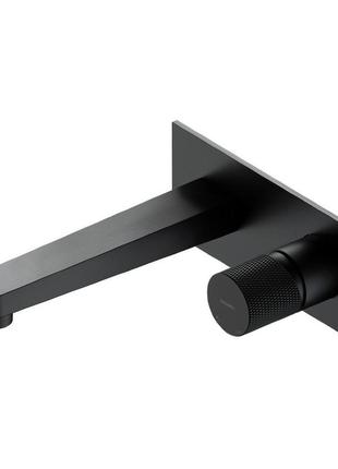 Смеситель для умывальника omnires contour скрытого монтажа, antracite (ct8015at)