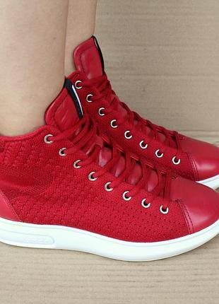 Черевики Термосапожки ecco 29 19 см gore-tex 221513 оригінал натуральна шкіра і текстиль