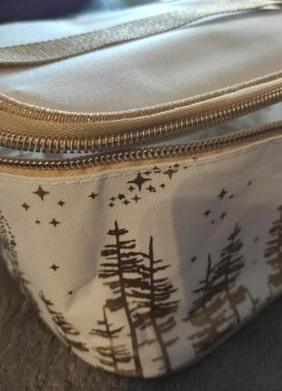 Косметичка yves rocher золотиста нова