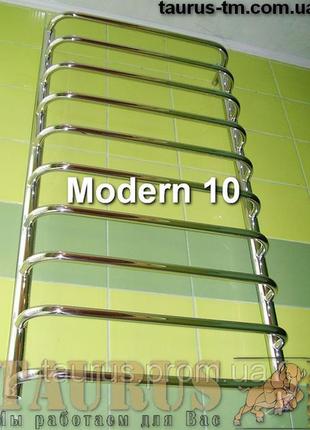 Узкий полотенцесушитель modern 10/400 мм.