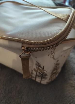 Косметичка yves rocher золотиста нова