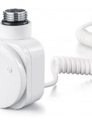 Белый тэн heatq nord white: регулятор 30,45,60с + таймер 4ч. + led; для полотенцесушителя, польша 1/2