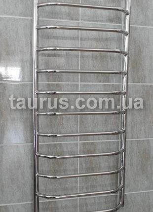 Вузька та висока н/ж сушарка для рушників standart 12/1250х400 мм. перемички трапецією d20. таурус