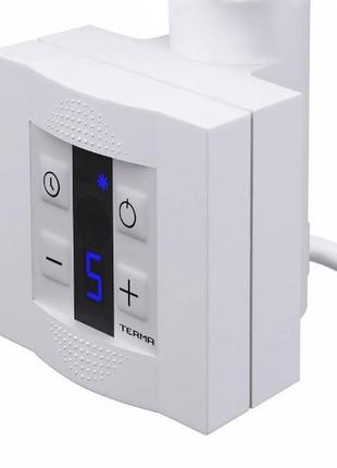 Квадратный белый тэн terma ktx4 white: экран + управление 30-60с + таймер 1-4 ч. (под пульт ду). польша 1/2"