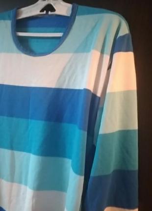 Реглан в полоску р.48-50свитошь домашняя одежда l,xl4 фото