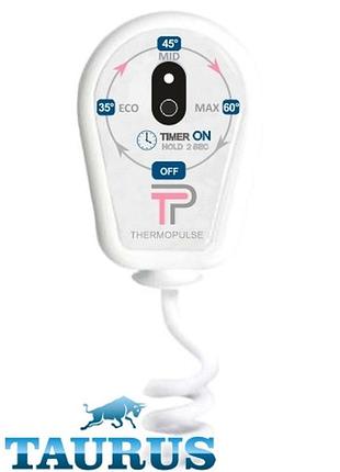Белый регулятор на вилке (димер) thermopulse white: 3 режима + таймер 3 ч. + led; мощность до 400 вт. украина