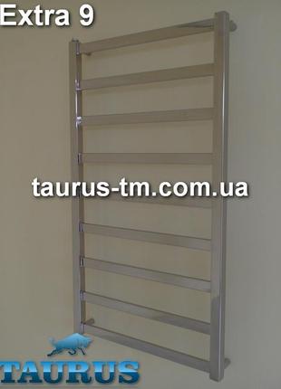 Дизайнерский полотенцесушитель extra 9/500 мм. от тм taurus. суперсовременный дизайн - все плоское
