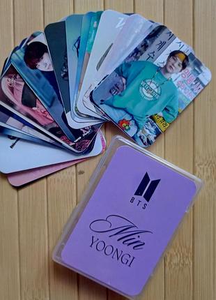 Lomo cards ломо карты мин юнги шуга 민윤기 min yoongi suga agust d bts бтс (20 карточек)