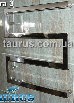 Сушарка для рушників ultra 3/500х550 з квадратної труби 30х30 для сучасного дизайну ванної кімнати