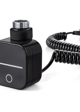 Чорний тен heatq nex base black: регулятор 30-60с +таймер до 8 год + led + поворот корпусу. під розетку