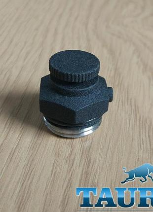 Ручной кран маевского (развоздушиватель) 1/2" на полотенцесушитель и радиатор, чёрный thermopulse black