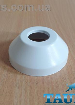 Белый высокий декоративный фланец конус thermopulse white d78 мм / высота 30 мм, внутренний 3/4" d25мм
