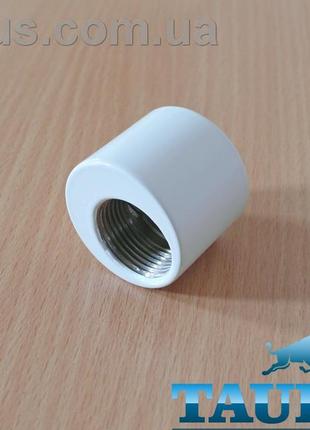 Білий ексцентрик муфту thermopulse d40/10 white для зміщення різьби 3/4" внутрішня до 10 мм. ніж сталь aisi304