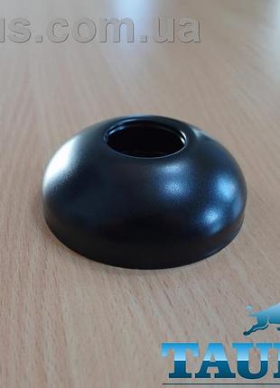 Чёрный сферический фланец thermopulse sphere d70 / высота 25 мм black, внутренний размер 3/4" (d25 мм). латунь