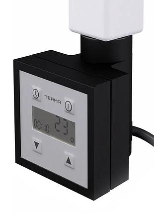 Черный terma ktx3 black квадратный электротэн: lcd экран + регулятор 30-60с + таймер 24 ч. мощность: 120-1000w