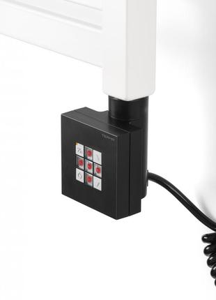 Квадратный чёрный электротэн terma ktx2 black с управлением 30-60с + таймер 2 ч. +led. мощность 120-1000w. 1/2