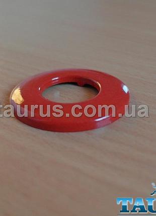 Червоний mini фланець із н/ж сталі thermopulse red d42 мм висотою 4 мм, під 1/2". декоративний.