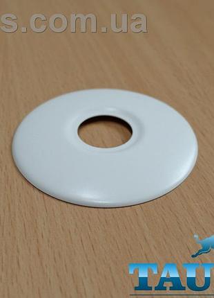 Белый плоский сферический нж декор-фланец thermopulse white d70 / высота 5 мм под внутренний d1/2" (d20мм)