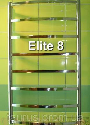 Сушилка для полотенец из н/ж стали elite 8 /850x500 для водяной, электро и гибридной версии. плоская перемычка