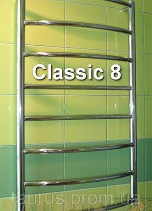 Неширока сушарка classic 8/850х450 мм із нержавіючої сталі з дугоподібними круглими перемичками d20. україна таурус