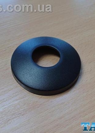 Чорний сферичний декоративний фланець thermopulse d70/висота 14 мм black, внутрішній розмір 3/4" (d25 мм)
