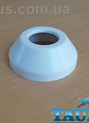 Белый высокий декоративный фланец конус thermopulse white d78 мм, высота 30 мм, внутренний 1" d33мм