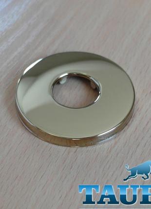 Золотой круглый фланец thermopulse gold размер d54 мм / высота 6 мм, под внутренний размер 1/2" (20мм). латунь