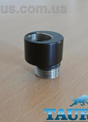 Чёрный н/ж mini эксцентрик thermopulse black d30/6 для смещения резьбы 1/2" до 6 мм.