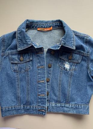 Джинсова курточка жакет