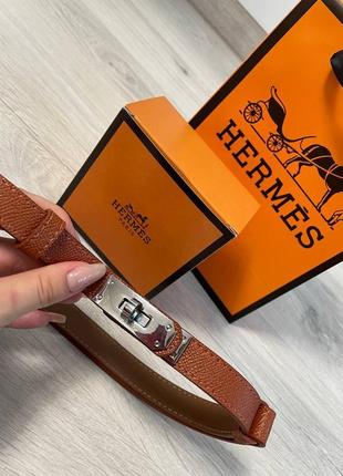 Ремень женский пакет и коробка набор, пояс 2см кожа из кожи пудра золото комплект упаковки...