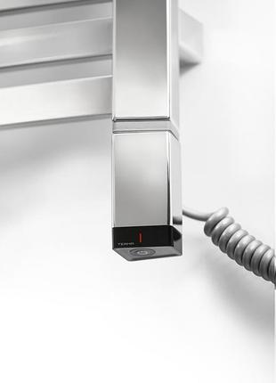Стальной электротэн terma one профиль трапеция 36х40: регулятор + таймер 2 ч.+ led, под пульт ду. хром. польша