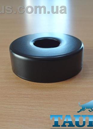 Чёрный объёмный декоративный фланец thermopulse d70 / высота 22 мм black, внутренний размер 3/4" (d25 мм)