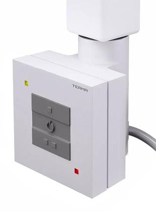 Белый квадратный тэн terma ktx1 white: 2 режима нагрева (50% и 100%); польша. съёмный. мощность: 120-1000w