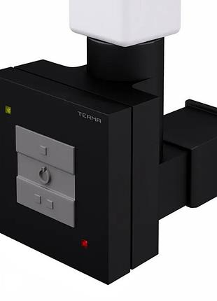 Чёрный квадратный тэн ktx1 ms black с маскировкой провода + 2 режима нагрева (50 и 100%). мощность: 120-1000w