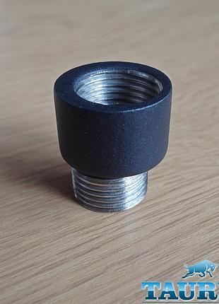 Чёрный mini эксцентрик thermopusle black d28/4 для смещения подключения резьбы 1/2" до 4 мм; нержавеющая сталь