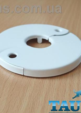 Білий розбірний фланець — чашка thermopulse duo d70/висота 6 мм white, внутрішній розмір 1/2" d20 мм