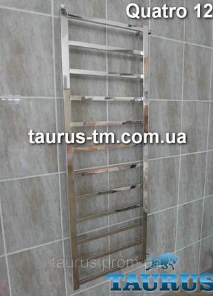Полотенцесушитель quatro 12. ширина 450 мм. высота 1250мм. полировка зеркальная нержавеющей стали.