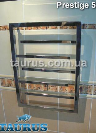 Оригинальный полотенцесушитель prestige 5 /650х450. средних размеров. все системы отопления + тэн
