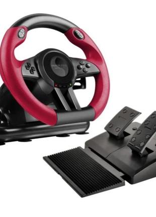 Кермо з педалями speedlink trailblazer для ps4, ps3, xbox series, xbox one x/s, pc (sl-450500-b)