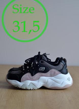 Дитячі кросівки skechers d'lites 3.0, (р. 31,5)