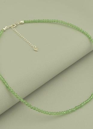 Підвіска шпинель срібло (925) 39 см.